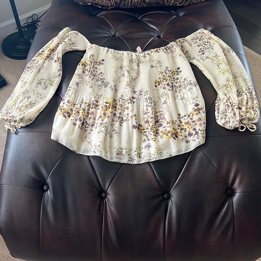 Off the shoulder blouse